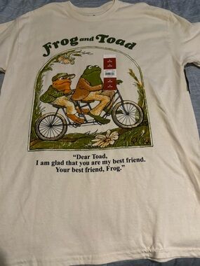Frog and Toad Graphic Tee - White